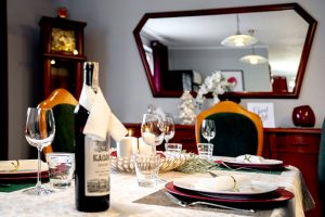 Geschmackvoller Essbereich des Ferienhauses