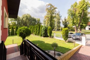 Großer Garten an der Ferienwohnung